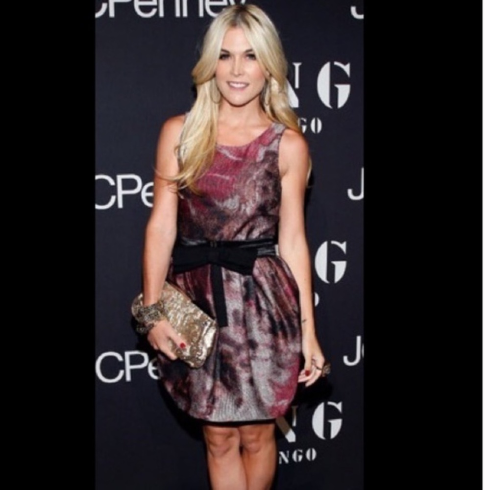 Alice + Olivia Marie Tulip Dress with Belt size 6